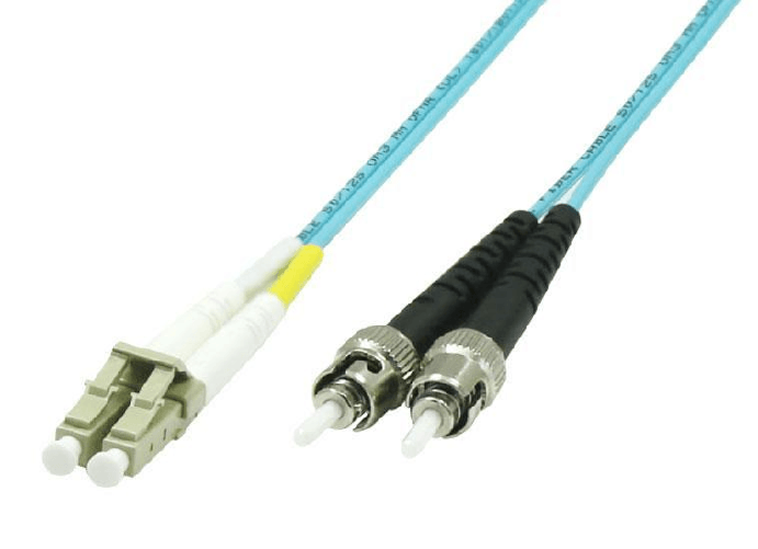 Microconnect-FIB412003-cavo-a-fibre-ottiche-3-m-LC-ST-OM3-Blu--LC-UPC-ST-UPC-3m-OM3---MM-Duplex-LSZH-OD-2mm-0.3dB---Aqua