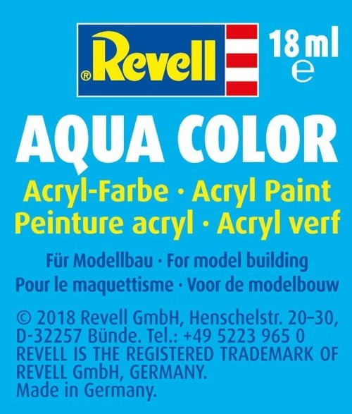 Revell-36155-Aqua-Color-Verde-chiaro--opaco--Codice-colore-55-Codice-colore-RAL-6027-Barattolo-da-18-ml--36155-