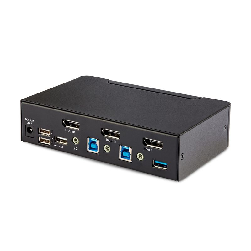 StarTech.com-KVM-Switch-DisplayPort-a-2-porte-Display-singolo-8K-60Hz---4K-144Hz-DP-1.4-2-porte-USB-3.0-4-porte-USB-2.0-