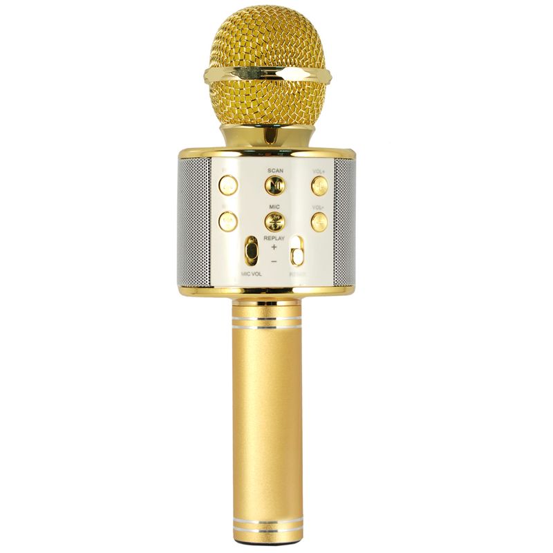 Xtreme-Hollywood-Oro-Argento-Microfono-per-karaoke