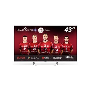Smart Tech Smart-Tech 43QA20V3 TV 109,2 cm (43") 4K Ultra HD Smart TV Wi-Fi Argento 320 cd/m²