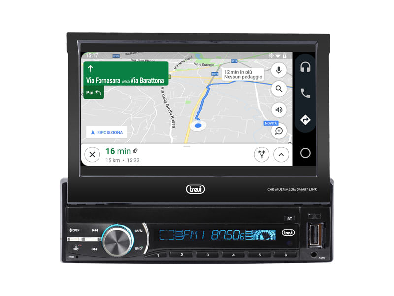 Trevi-Sistema-Car-Video-Bluetooth-con-sintonizzatore-DAB-DAB--FM-RDS-Funzione-Android-Mirror-Link-e-Display-7--LCD-TFT