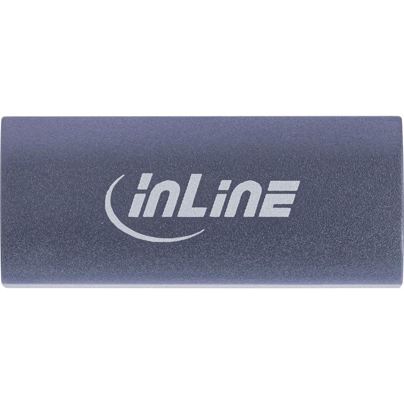 Adattatore-USB4---USB-C-femmina-femmina---alluminio---grigio