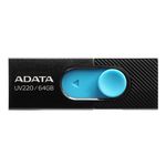 ADATA UV220 unità flash USB 64 GB USB tipo A 2.0 Nero, Blu