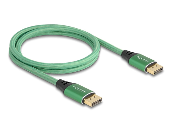 Delock-Cavo-DisplayPort-16K-60-Hz-1-m-verde-metallo