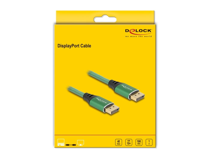 Delock-Cavo-DisplayPort-16K-60-Hz-1-m-verde-metallo