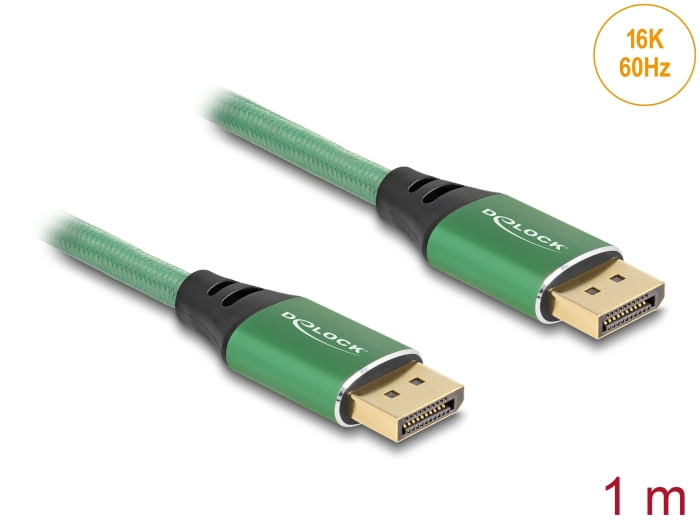 Delock-Cavo-DisplayPort-16K-60-Hz-1-m-verde-metallo