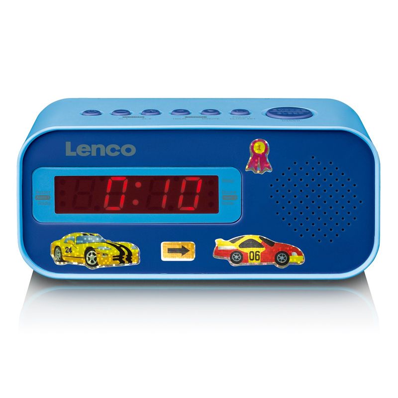 Lenco-CR-205-Sveglia-digitale-Blu