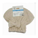 Cleafe-cuffia Asciuga Capelli Asciugamano Doccia Morbido Assorbente Fiocco Beige 79627 -