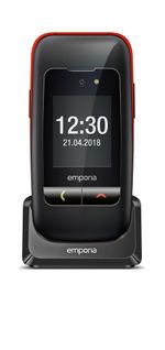 Emporia-emporiaONE-61-cm--2.4---80-g-Nero-Rosso-Telefono-per-anziani