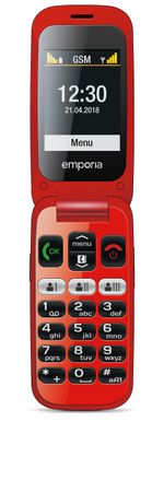 Emporia-emporiaONE-61-cm--2.4---80-g-Nero-Rosso-Telefono-per-anziani