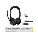 Jabra-Evolve2-55-Auricolare-Wireless-A-Padiglione-Ufficio-Bluetooth-Base-di-ricarica-Nero