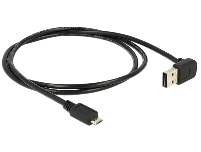 Delock-Cavo-EASY-USB-2.0-tipo-A-maschio-angolato-su-gi--USB-2.0-tipo-Micro-B-maschio-1-m