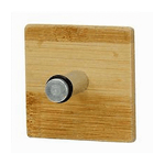 Cleafe-appendiabiti Appendino Parete Metallo Legno 1 Posto Gancio Vestiti Adesivo 79543 -