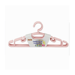 Cleafe-set 5 Pz Grucce Stampelle Appendiabito In Plastica Vestiti Pantaloni Rosa 79323 -