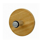 Cleafe-appendiabiti Appendino A Parete Metallo Legno 1 Posto Gancio Tondo Adesivo 79544 -