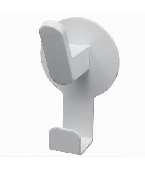 Cleafe-appendino Gancio 2 Posti Porta Asciugamano Bagno Casa Cucina Bianco 7.5cm 59740 -