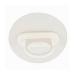 Cleafe-set 2 Pz Ganci Adesivi Ad Anello Per Asta Tende Da Parete Bagno Casa Tondi 87362 -