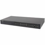 Intellinet 560559 switch di rete Gestito Gigabit Ethernet (10/100/1000) Supporto Power over Ethernet (PoE) Nero