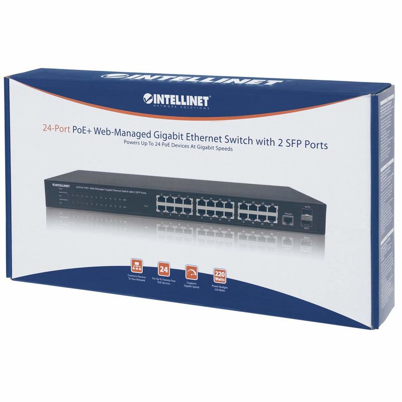 Intellinet-560559-switch-di-rete-Gestito-Gigabit-Ethernet--10-100-1000--Supporto-Power-over-Ethernet--PoE--Nero