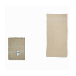 Cleafe-asciugamano Da Bagno Ospite In Cotone Morbida 30 X 50 Cm 65gr Colore Beige 79493 -