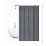 Cleafe-tenda Doccia Vasca Bagno Effetto 3d A Nido D'ape Grigio 180x200cm 12 Ganci 87605 -