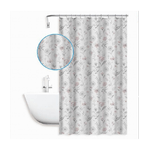 Cleafe-tenda Per Doccia Vasca Da Bagno Design Primaverile 180x200cm Con 12 Anelli 87595 -