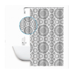 Cleafe-tenda Per Doccia Vasca Da Bagno Design A Mandala 240x200 Cm Con 12 Anelli 87590 -