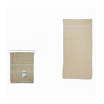 Cleafe-asciugamano Da Bagno Viso In Cotone Morbida 48 X 90 Cm 175 Gr Colore Beige 79494 -