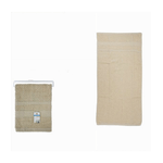 Cleafe-asciugamano Da Bagno Telo In Cotone Morbida 70 X 140cm 410gr Colore Beige 79495 -