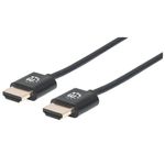 Manhattan 394406 cavo HDMI 0,5 m HDMI tipo A (Standard) Nero