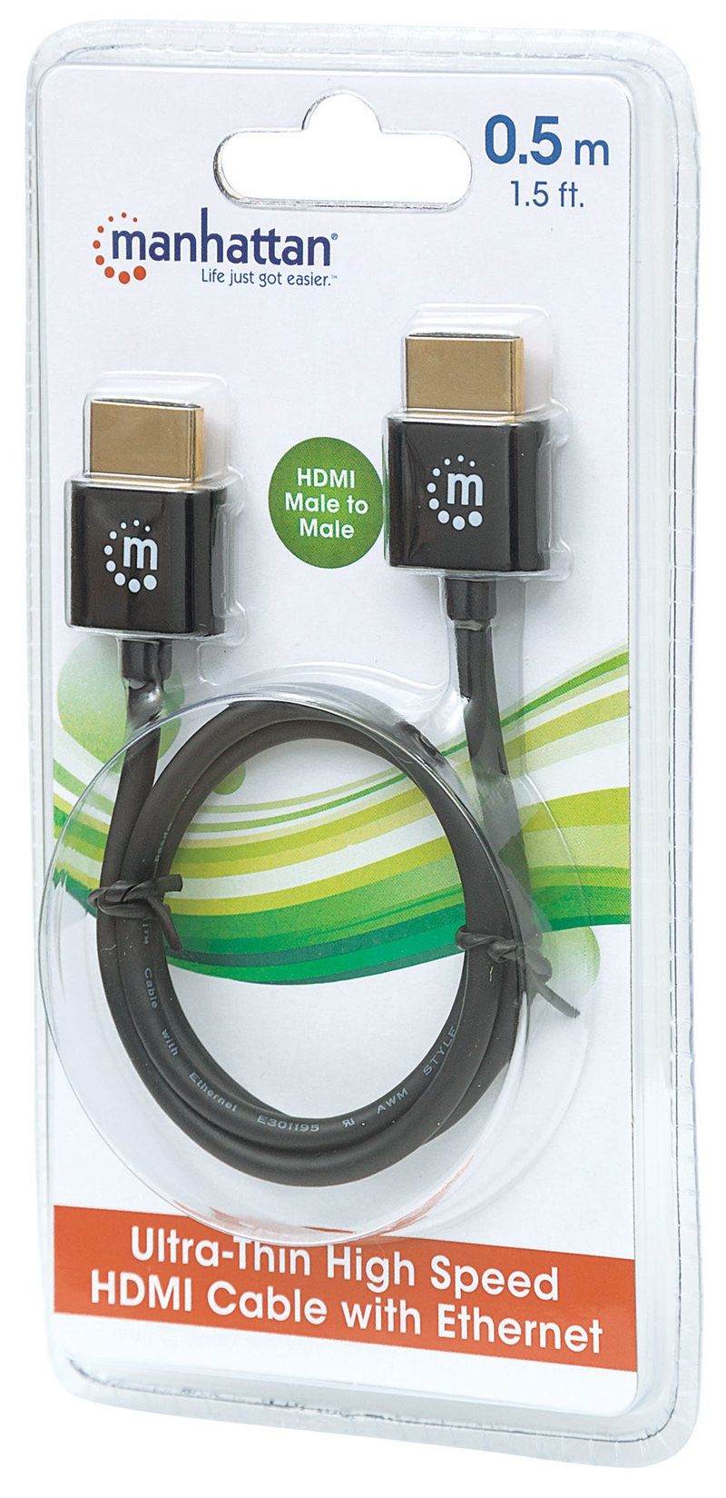 Manhattan-394406-cavo-HDMI-05-m-HDMI-tipo-A--Standard--Nero