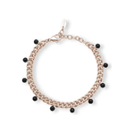 2JEWELS Bracciale in acciaio 316L ipoallergenico con smalto e Pvd Rosé