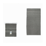 Cleafe-asciugamano Da Bagno Viso In Cotone Morbida 48 X 90 Cm 175gr Colore Grigio 79500 -