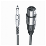 Maxtech-cavo Jack 6.5 Mm A Xlr Femmina Audio Prolunga Per Microfono Da 1.8 Metri Jxlr-05 -