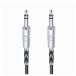 Maxtech-cavo Collegamento 2 Jack Da 6.5mm 5metri Cavetto Microfono Audio Stereo Jjack-08 -