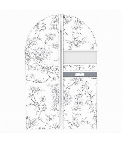 Cleafe-custodia Copriabito Porta Abito Vestito Giacca Viaggi 60 X 137 Cm Fantasia 87328 -