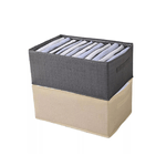 Cleafe-organizer Salvaspazi Armadi Pieghevole 12 Scomparti Contenitore 44x20x30cm 87405 -