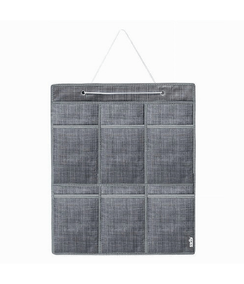 Cleafe-portaoggetti Organizer A Sospensione 6 Tasche Tessuto Bagno Camera 59x36cm 69714 -