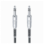 Maxtech-cavo Collegamento 2 Jack Da 6.5mm 1.8 Mt Cavetto Microfono Audio Stereo Jjack-06 -