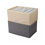 Cleafe-organizer Salvaspazio Per Armadi Scatola Pieghevole 6 Scomparti 36x20x25cm 87401 -