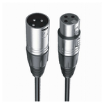 Maxtech-cavo Xlr Maschio / Femmina 3 Pin Audio Prolunga Per Microfono Da 3 Metri Xlr-02 -