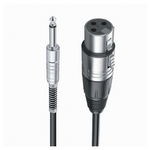 Maxtech-cavo Jack 6.5 Mm Mono A Xlr Femmina Audio Prolunga Per Microfono 1.8 Mt Jxlr-01 -