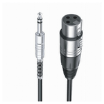 Maxtech-cavo Da Jack 6.5mm A Xlr Femmina Audio Prolunga Per Microfono Da 3 Metri Jxlr-06 -