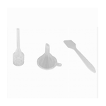 Cleafe-set 3 Pz Mini Imbuto Contagocce Spatola Kit Da Viaggio Accessori Strumenti 79372 -