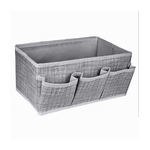 Cleafe-portaoggetti Tessuto Organizer Contenitore Box Scatola 3 Tasche 25x15x12cm 79419 -