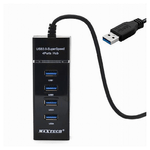 Maxtech-hub Usb 3.0 4 Porte Multipresa Portatile Sdoppiatore Velocita' 4.8 Gbps Hub3-4u -