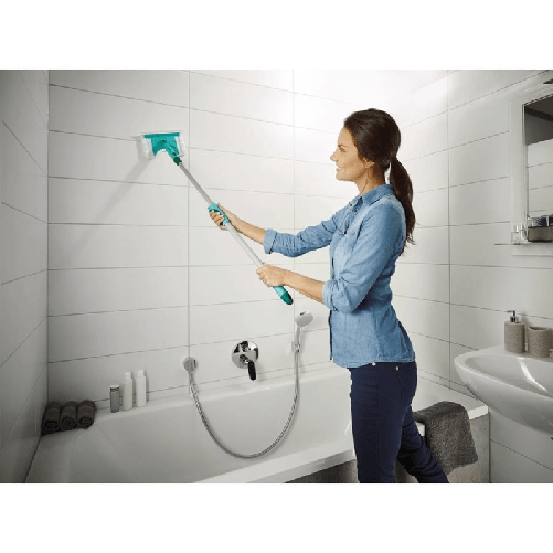 Leifheit-Pulisci-Bagno-e-Piastrelle-Flexi-Pad-Manico-Telescopico-41700