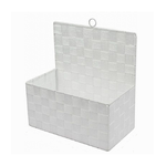 Cleafe-cestino Porta Oggetti Cesto In Tessuto Bianco Organizer Multiuso Per Casa 79091 -