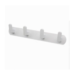 Cleafe-appendiabiti Con 4 Ganci Appendino Asciugamano Da Bagno Casa Cucina Bianco 59743 -